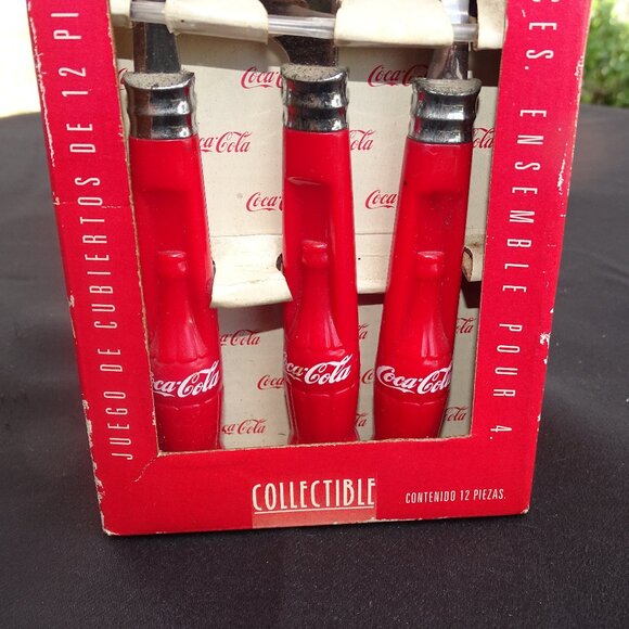 Vintage Coca-Cola 12 Pc Flatware Set Never Used - Picture 2 of 7